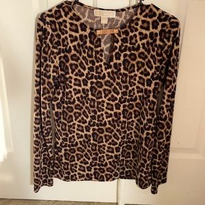 Leopard print Michael Kors top